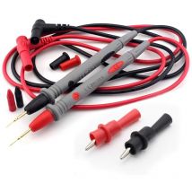 Laoa - Multimeter Test Leads Kit, Precision Sharp Probe Test Lead 1000V 20A Gold-Plated Probe Leads with Alligator Clips, Test Extension, Banana Test