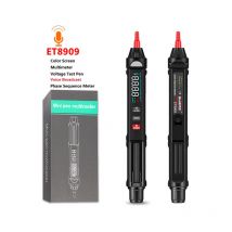 Tonchean - Multimètre de stylo de test de tension de type stylo 3-en-1, multimètre numérique à valeur efficace, stylo de test de tension, écran