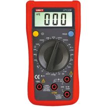 Multimètre numérique à main - Mesure de la tension continue et alternative jusqu'à 600V - Mesure du courant continu jusqu'à 10A - Mesure de la