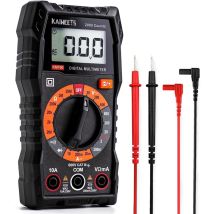 Multimètre Numérique , Multimètre Digital, Voltmètre Multifonctions 2000 Comptes, Testeur Électrique, Ohmmètre, Mesure La Tension CA/CC, Courant CC,