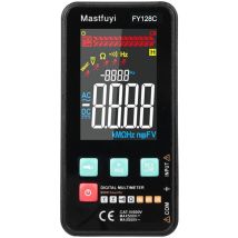 Durficst - Multimètre numérique, multimètre numérique intelligent FY128C avec support testeur électrique intelligent compact 5999 points lcd