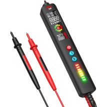 Durficst - Multimètre numérique X2, testeur de Tension Portable à Affichage de 3 résultats avec thermomètre Infrarouge, multimètre numérique