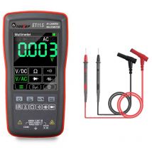 Multimetro digitale per termocamera 2in1 Display a colori da 2,8 pollici con tensione, corrente, resistenza, capacità, diodo, frequenza, funzione di