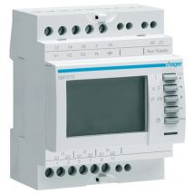 Hager - Amperímetro-voltímetro multifunción hz-h 4M SM101E