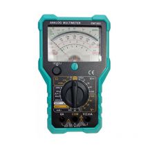 Multimètre analogique 500vac/dc, 10adc, 20mohm Em7365