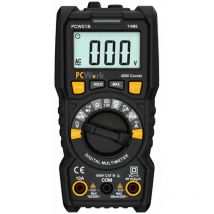 Fuienko - Multimètre numérique True Rms 600v/dc/ac 10a/dc/ac Résistance 40mg Pcwork Pcw01b