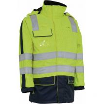 Multinorm-Warnschutzparka SECURETECH Größe XL gelb/marineblau