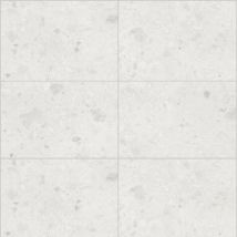Multipanel - Tile Effect White Terrazzo 2400mm x 598mm Hydro-Lock Tongue & Groove Bathroom Wall Panel - White Terrazzo