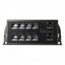 Televes - Multiplexeur passif RJ45 1M/9H sortie adsl