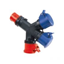 Rosi - multiplikator 3 ausgänge mit 16a 5p stecker ip54 - 1001860