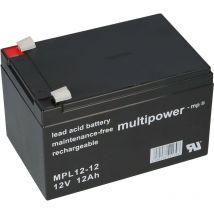 Blei-Akku MPL12-12 12V 12Ah Pb - Multipower