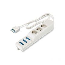 Multisocket 3+3 mit kabel 160.231/c - Scame