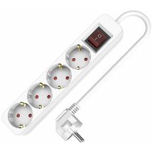 Multipresa Con 4 Prese Con Interruttore Tm Electron 1,5 M)