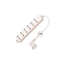 Multipresa 6 Posti 10/16A Bipasso Con Cavo di 1,5m Bianca