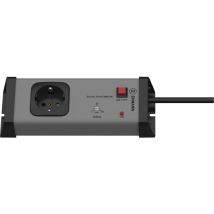 0217x01014A01 Multipresa con timer 1 parte Grigio, Antracite Schuko 1 pz. - Ehmann