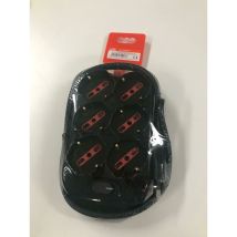 Multipresa nera emilia 6 prese schuko bivalenti 10/16a 2p+e rs94125