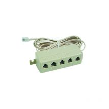 Faeg - Multiprise te'le'phonique avec 5 fiches 6/4c cable 2 me'tres