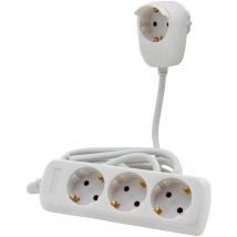 REV - Ritter power strip 3+1-fold 2m white Powersplit (0012312114 ws)