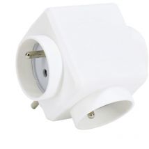 Bemko - Multiprise cluster +0 - 3 Prises 16A - 2 Ports usb 2.4A - Puissance 3500W - IP20