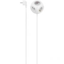 Hama - multiprise cube, 3 prises, usb-c/a , 17 w, av. interrupt., 1,4M, blche
