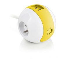 Multiprise Multimédia 2x16A+1x6A+USB 2,1A