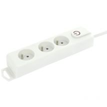 Profile - multiprise X3 blanc +1.5M + int avec interrupteur 433030210