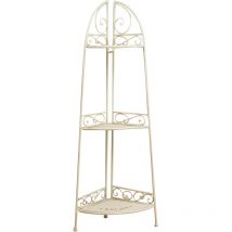 Biscottini - Planter plant stand flower pot holder Etagere wrought iron balcony Shelf for outdoor and indoor plants Planter Support Pot