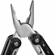 Pince multifonction AZYMUT Turon – Acier inoxydable – 10 outils – Étui en cuir