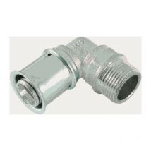 Crimpatura gomito 90 gradi est 16 mm x 1/2 pollici (per 10)