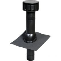 MULTIVENT-Terminal ø 131 mm für Dächer mit einer Neigung von 25° bis 45° schwarz - 189556