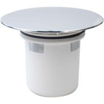 Mumu Chrome Plastic Shower Cover with Basket