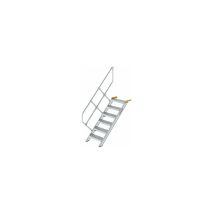 Escalera industrial peldaños de chapa de acero perforada