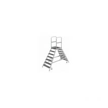 Günzburger Steigtechnik - Escalera con tarima de ascenso por ambos lados plataforma y