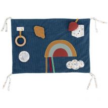 Mur d'activités pour bébé Bleu 50x35 cm