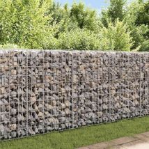 Decdeal - Mur de gabion Acier galvanisé 450 x 30 x 100 cm