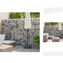 Mur en gabion avec couvercles Acier galvanisé 900x30x200 cm - Mur En Gabion - Clôture En Gabion - Panneau De Clôture - Clôture Métallique