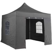 Mob Event Pro - Mur porte zippable pour tente pliante pro+ 50mm en 3m gris