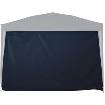 Mur simple bleu pour tonnelle pliante 3 x 3 m