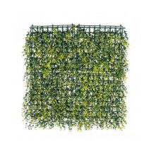 Mur synthétique Buxus Germogli en Polyéthylène 50x50 cm