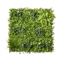 Mur végétal artificiel extérieur et intérieur 1m x 1m Liseron
