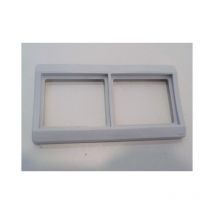 Sarel - Plaque double horizontale grise pour appareillage étanche composable encastré ENN34101