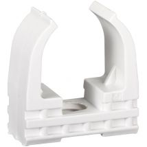 Schneider - Mureva fix clip à tube standard pour conduits Ø20mm blanc polaire IMT45820