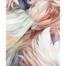 Feathers Wallpaper Plume Multi Wall Paper Roll - Muriva