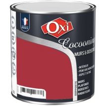 Peinture d'intérieur monocouche pour murs & boiseries oxi cocooning murs & boiseries satin Pivoine (ox160) 0.5 litre