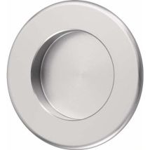 Hermeta - Muschelgriff Aluminium Silberfarbig Eloxiert Rund Einlass-ø 35 Mm