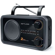 Radio portatile analogica nera - m06ds Muse