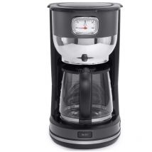 Muse - cafetera de filtro 10 tazas 1000w negra - MS-220DG