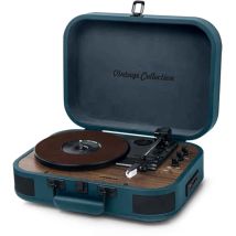 Muse - MT-201 ob. Cymbale stéréo de 3 vitesses 33/45/78 rpm. Récepteur Bluetooth. Port usb pour la lecture et le décodage. Lecteur de carte sd.