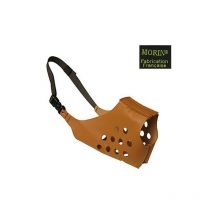 Muselière cuir souple pour chien - Naturel Désignation : Muselière Taille 0 MORIN 201222