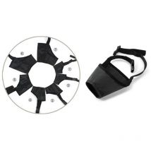 Muselière pour chien, muselière pour chien anti-morsure et anti-alimentation accidentelle, noire taille 7